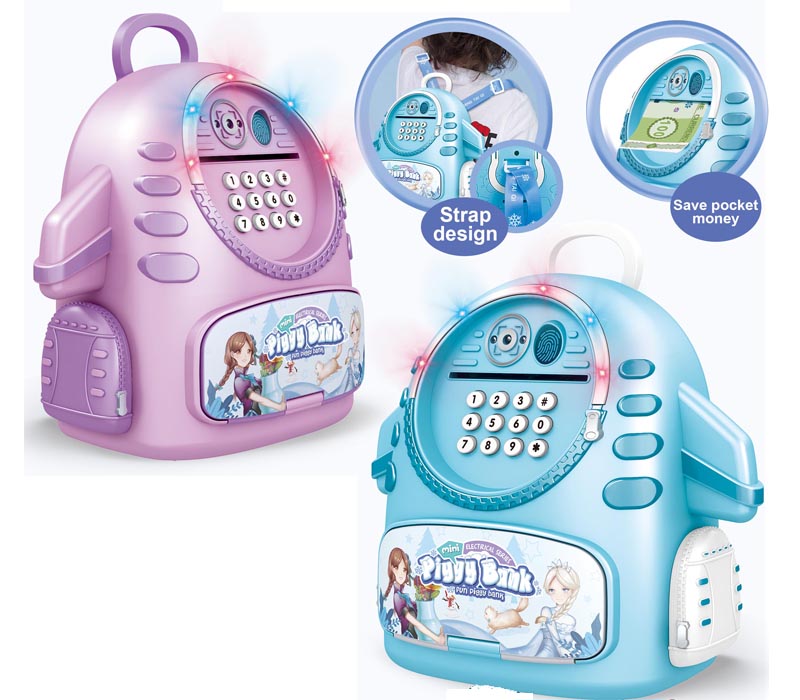 Пароль отпечатков пальцев Электрический экономия денег Копилка копилки идентификации лица Электрический ATM Копилка для малыша