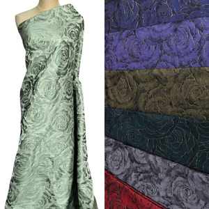 Tela Brocada Rosel de 185 g/m², Colores Personalizados, Tela Jacquard Metálica Tejida para Bolsos de Niños y Niñas, Patrón Teñido con Hilo - Product Image 1