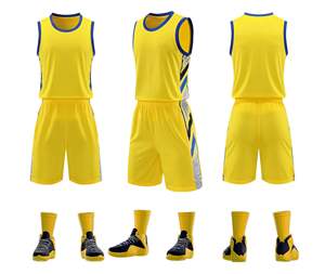 Abito da basket stile retrò americano senza maniche con spalla stretta asciugatura rapida maglia da allenamento traspirante opzione taglie forti - Product Image 5