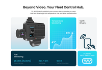 Caméra de tableau de bord GPS pour voiture Jimi IoT JC450 Pro 4G avec 3, 4 ou 5 objectifs, IA, DMS, ADAS et suivi GPS en temps réel