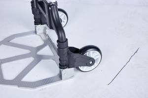 Katlanabilir alüminyum alaşım merdiven egzersiz aleti alışveriş el el arabası tekerleği taşınabilir sulama sepeti - Product Image 5