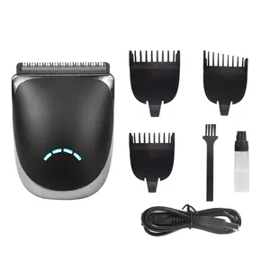 Newest Arrival Washable Mini Size Attractive Outlook Multiple <strong>Split</strong> <strong>End</strong> Comb LED Light Electric Hair &amp; Beard <strong>Trimmer</strong> Clipper Men - Product Image 1