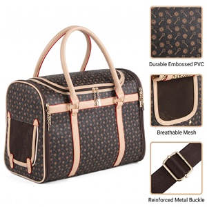 <span class=keywords><strong>Sac</strong></span> de transport de luxe gaufré <span class=keywords><strong>pour</strong></span> animaux de compagnie, en PVC imperméable, <span class=keywords><strong>pour</strong></span> chiens et chats, grande capacité, <span class=keywords><strong>sac</strong></span> fourre-tout de voyage, porté main ou en bandoulière, vente en gros, direct usine - Product Image 6