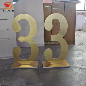 Chiffres lumineux géants LED lisses avec bandes LED en fer pour la décoration de fête d'anniversaire, mariage, centre commercial, école et bâtiments - Product Image 6