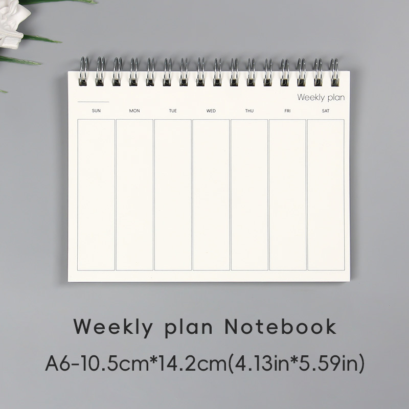 A6 pequeño planificador semanal-versión en inglés