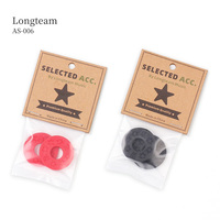 Sangle basse en Silicone, bouton de verrouillage, ceinture de guitare en caoutchouc, accessoires de Ukulele, Longteam AS-006, vente en gros