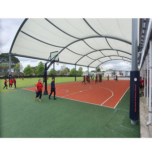 Structure de toit multi-usages pour terrain de badminton, auvent en membrane tendue PVDF PTFE ETFE pour terrain de basketball, football, handball - Product Image 6
