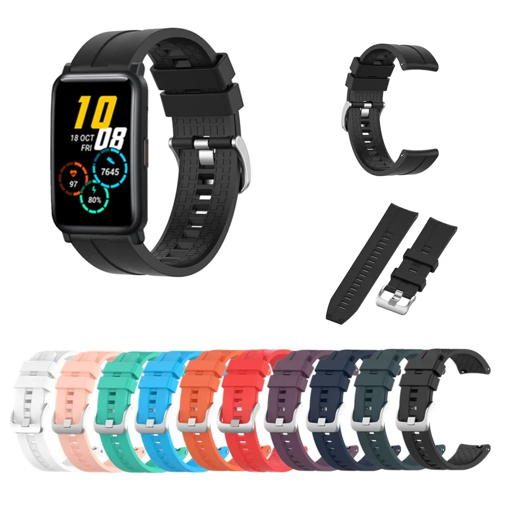 Silicone Strap Replacement Wristband Bracelet for Xiaomi Haylou LS02 Smart Watch Correa Belt for Amazfit GTS