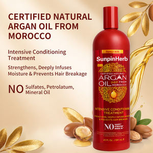 Traitement revitalisant intensif Creme of Nature à l'huile d'argan pour cheveux naturels secs et abîmés, format familial - Product Image 1