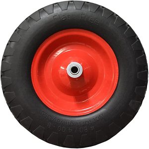 <span class=keywords><strong>Roue</strong></span> en mousse PU robuste <span class=keywords><strong>de</strong></span> 16 pouces 4.00-8 en polyuréthane avec roulement à billes, neuve, pour chariot à palettes et chariot à main - Product Image 1