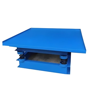 Mesa vibratoria de hormigón externa de 220V/380V, componente clave, motor incluido, plataforma vibradora de molde pavimentadora para construcción - Product Image 1