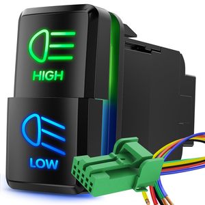 El Botón LED Que Tu Toyota Land Cruiser O Hilux Necesita: Iluminado, Azul Y Verde, Encendido/apagado