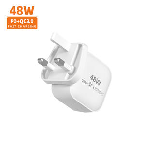 เครื่องชาร์จ Gan 48W แบบพกพาที่บางและมีความหนา5มม. และเอาต์พุต30W + 18W รวมเข้าด้วยกันสำหรับโซลูชันการชาร์จสำหรับการเดินทางและในขณะเดินทาง - Product Image 3
