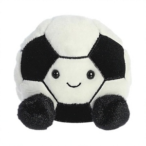 Aurora Adorable Palm Pals Striker Soccerball Peluche de collection amusante pour bébé unisexe, cadeau d'anniversaire, noir, 4 pouces - Product Image 3
