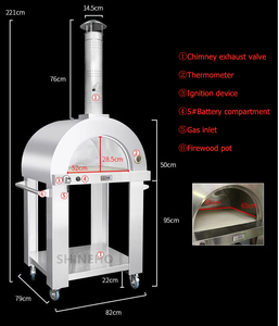 <span class=keywords><strong>Forno</strong></span> per Pizza commerciale a Gas e legna horno para Pizza <span class=keywords><strong>forno</strong></span> - Product Image 2