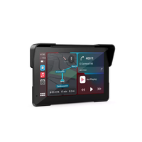 AOOCCI C7 Vente en gros de système CarPlay pour moto, écran tactile HD sans fil de 7 pouces, Android Auto pour moto avec surveillance de la pression des pneus