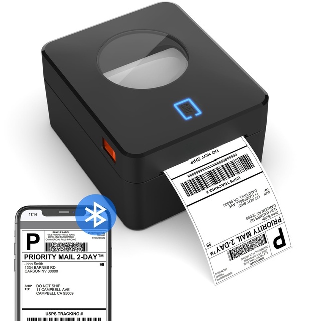 4 Inch Shipping 4X6 Thermo Barcode Sticker Printing Machine Label Order Posatage Thermal Printer for Amazon Ebay Small Business