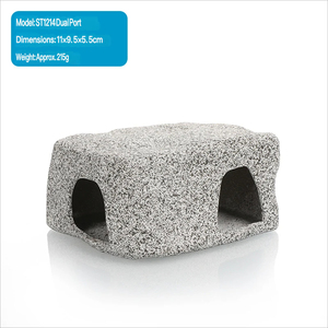 Aquarium Fischbecken Landschaftsgestaltung Umweltfreundlicher Zylindrischer Keramiktopf Pflege Dekoration <span class=keywords><strong>Pleco</strong></span>-Höhle Zucht 1,5L Mehrere Größen - Product Image 6