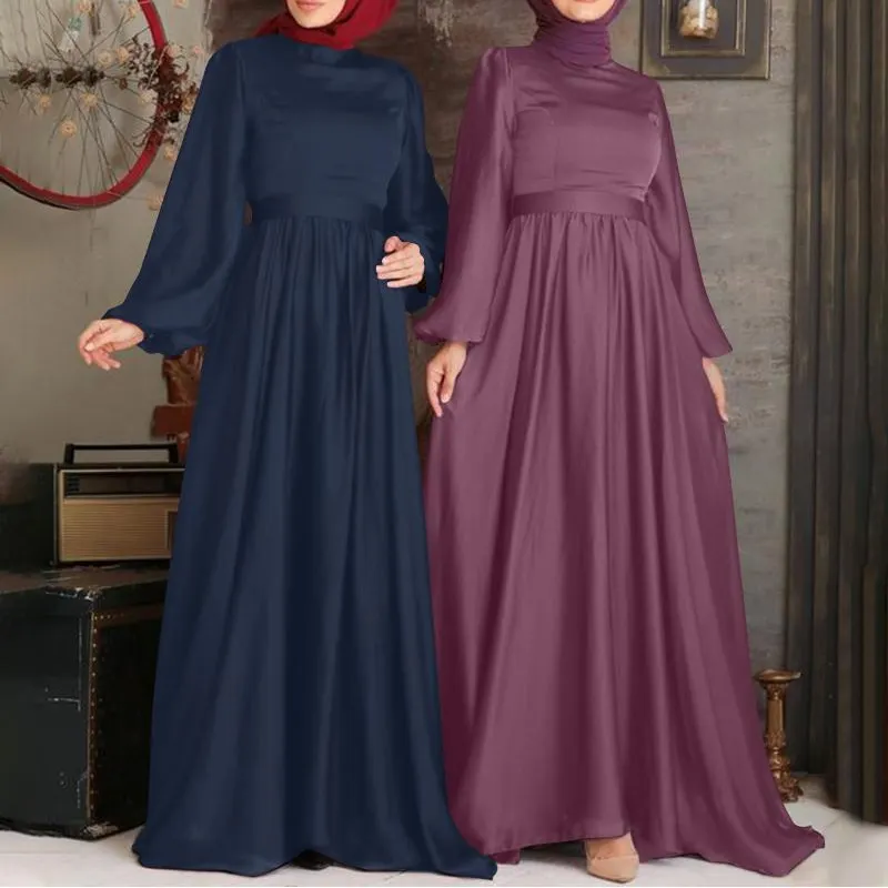 3031abaya Femmes robe musulmane manga bellamente diseñado estilo marroquí satén para vestido de novia musulmán