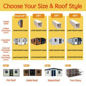 <span class=keywords><strong>Casa</strong></span> Contenedor Plegable y Expandible de 20 pies/40 pies, Casas Contenedor Prefabricadas Modulares de Acero, 2 Dormitorios, Lujo, Portátiles, <span class=keywords><strong>en</strong></span> <span class=keywords><strong>Venta</strong></span> - Product Image 2