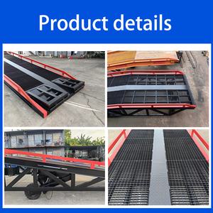 Fabbricazione di 10 Ton banchina di carico rampe di sollevamento Duty camion rampe di scarico Mobile di carico Yard rampa per la vendita - Product Image 2