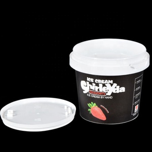Cốc Kem <span class=keywords><strong>180Ml</strong></span> Hộp Đựng Sữa Chua Dùng Một Lần Chất Liệu <span class=keywords><strong>PP</strong></span> Đóng Cửa Rõ Ràng Với In IML - Product Image 6
