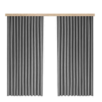 Rideau occultant texturé à œillets de luxe, isolant thermique et acoustique, pour salon, chambre, cuisine, bureau, hôtel