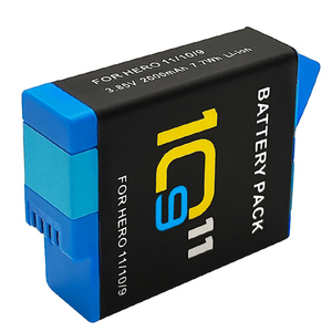 Reemplazo de batería de litio 3 PCs batería de cámara de acción deportiva para cámara <span class=keywords><strong>Gopro</strong></span> <span class=keywords><strong>11</strong></span> 10/9 con juego de cargador de batería - Product Image 3