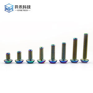 Parafuso de Titânio OEM de Alta Qualidade Personalizado M3 M4 M5 M6 M10 com Cabeça Hexagonal e Soquete para Motocicletas - Product Image 2
