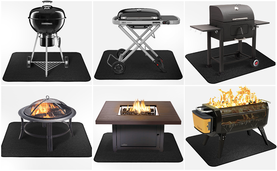 Tapis de brûleur de poêle