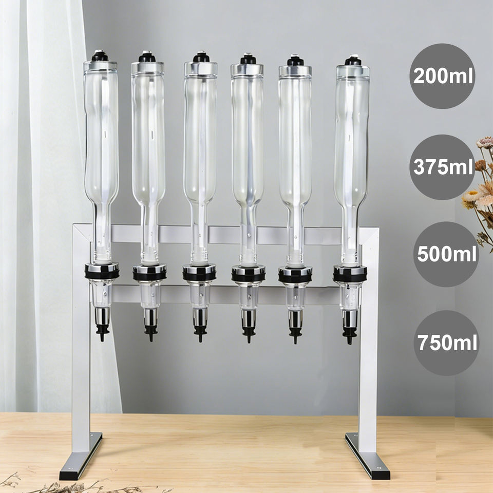 6 Bottles Wall Mounted Perfume Oil Dispenser Rack for DIY Perfume Bar ...