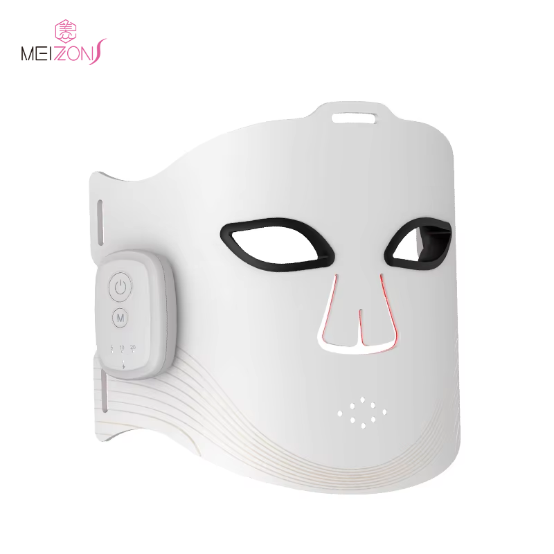 New Product 2026 Led Beauty Facial Mask 4 Colors Wireless Led Face Mask Red Light Therapy Mask With Magnetic Controller