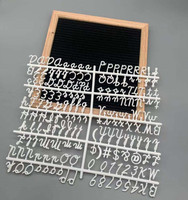 Lettres de l'alphabet cursif en plastique pour tableau de lettres en feutre modifiable, offre spéciale 2021