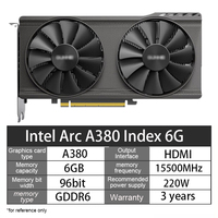 Arc A380 Index 6G GDDR6 2000MHz GPU carte graphique PC de bureau Intel Arc A380 vente