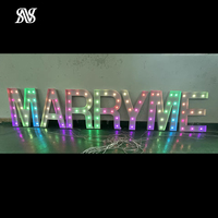 Lettre de signalisation en acier inoxydable rétroéclairée par LED, logo, lettres de marquise, lettre de marquise de 3 pieds