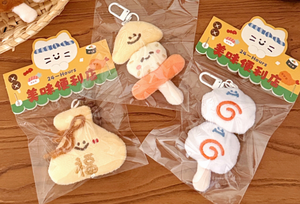 Đáng Yêu Oden Sang Trọng Quyến Rũ-Kawaii Nhật Bản Thức Ăn Đường Phố Keychain Cho Túi Trang Trí Nội Thất - Product Image 4