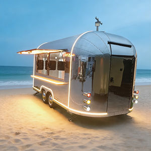 Chariot de restauration mobile carré robuste au design moderne et épuré pour la restauration rapide et les collations, construction solide avec étagère supplémentaire pour le rangement - Product Image 4