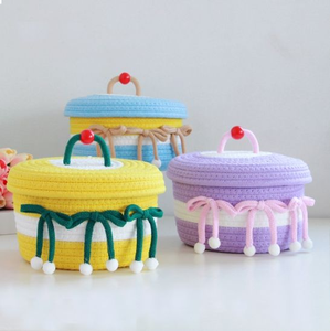 Caja de Regalo con Diseño de Lazo para Recién Nacidos, Caja de Almacenamiento Vacía con Tapa Esférica, para Cumpleaños, Primer Año, Recuerdos de Boda - Product Image 1