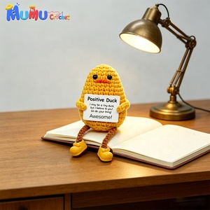Patito de Ganchillo Personalizado al por Mayor con Logotipo, Amigurumi Hecho a Mano, Precio de Fábrica, Fabricante OEM - Product Image 5