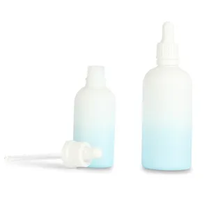 Selling 5 Ml10ml15ml20ml30ml50ml100ml Gradient White Porcelain Essential Oil Glass Bottles