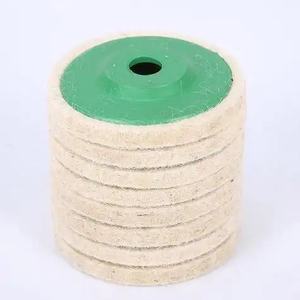 Tampon de polissage pour voiture en laine OEM DA, 100% laine de mouton naturelle, tampon de polissage de type japonais - Product Image 1