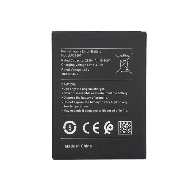 REAL CAP Replacement Battery V3760T for Nokia C2 TA-1204 Smartphone High Quality Rechargeable Cell Phones Ion Batteries 0 Cycle