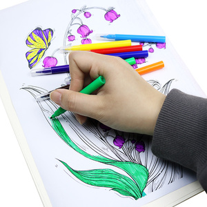 BECOL, superventas, 6 colores, rotuladores de pintura, Mini juego de bolígrafos de Color agua, bolígrafo de acuarela lavable <span class=keywords><strong>para</strong></span> niños, pintura DIY - Product Image 6