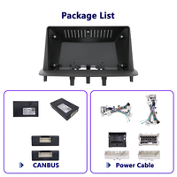 Kit d'accessoires pour cadre d'écran OLED 9 pouces Meihua compatible RENAULT MEGANE 3 FLUENCE, garantie 1 an, Android pour DVD Mirror Link