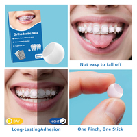 Cire orthodontique OEM Mint, qualité alimentaire, pour appareils dentaires, soulagement, 60 pièces, pack professionnel