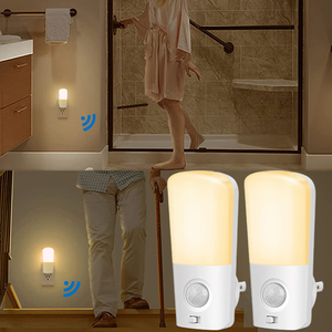 LOHAS PIR sensore di movimento a infrarossi luci di <span class=keywords><strong>notte</strong></span> controllo automatico 110V 220V Mini LED spina di luce nella <span class=keywords><strong>notte</strong></span> per camera da letto - Product Image 6