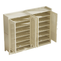Nouvelle armoire à chaussures en bambou, style minimaliste moderne, rangement pour la maison, entrée, couloir, escalier, étagère à chaussures