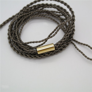 สายหูฟัง DIY ระดับไฮเอนด์ 120 ซม. สายถักเคลือบเงินสำหรับหูฟังไฮไฟพร้อมขั้วต่อเซนไฮเซอร์ - Product Image 2