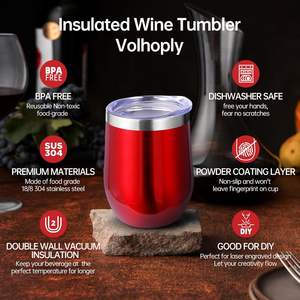 Vaso Térmico de Acero Inoxidable de 12oz Reutilizable con Tapa y Pajita, Colores Surtidos, para Viajes, Camping y Vino - Product Image 6