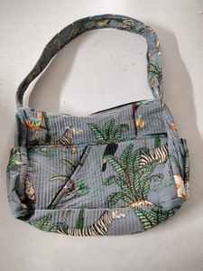 Sac de voyage de luxe fait main, best-seller, pour week-end, en coton imprimé à la main, matelassé, grande capacité, durable, sport, voyage, gym, yoga - Product Image 3